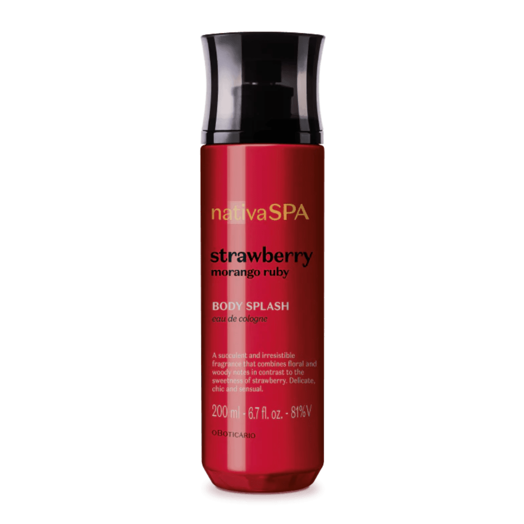 Body Splash Nativa SPA Morango Ruby